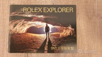 Rolex libretto Explorer orologio originale vintage