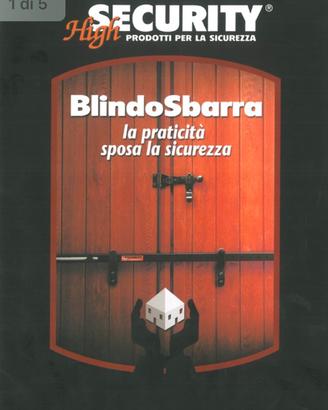 KIT BLINDOSBARRA SICUREZZA PER ANTE E PORTE