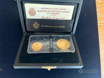 San Marino - set scudi d’oro 1985