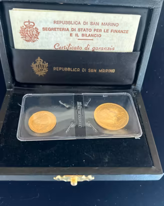 San Marino - set scudi d’oro 1985