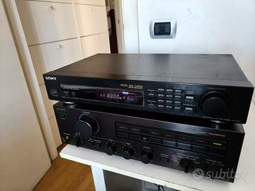 Amplificatore integrato Sony TA-F555 ES II + radio