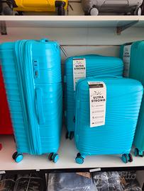 set tre valigie polipropilene 