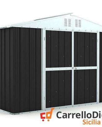Box giardino lamiera zincata 327x155 nero