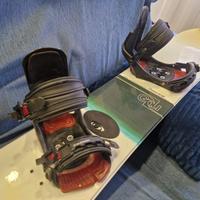 Snowboard 143 con attacchi (Solomon)