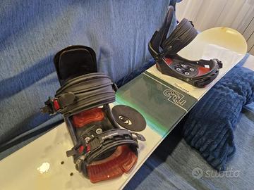 Snowboard 143 con attacchi (Solomon)