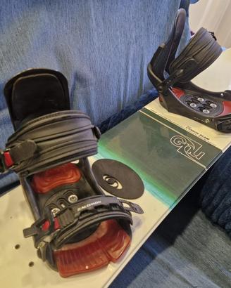 Snowboard 143 con attacchi (Solomon)