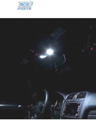 KIT 10 LAMPADE LED INTERNE PER VOLKSWAGEN VW GOLF 