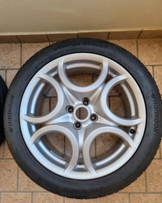 Cerchi 17 alfa mito gommati estivi 