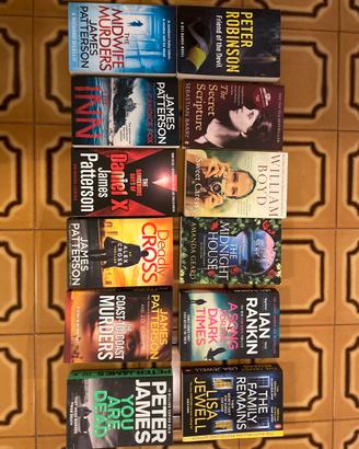 Libri in inglese thriler/ giallo NUOVI