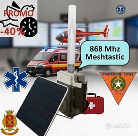 LoRa Meshtastic 868 MHz SOLAR REPEATER GPS+DISPLAY