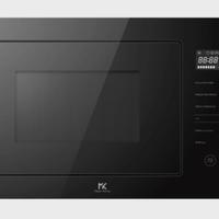 Forno a microonde da incasso 25 litri nero MK