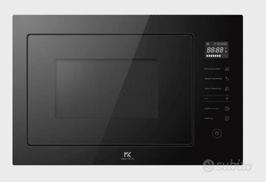Forno a microonde da incasso 25 litri nero MK