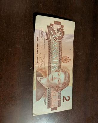2 dollari Canada 1986