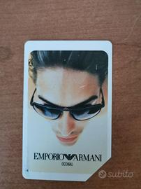 Scheda telefonica Emporio Armani 