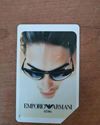 Scheda telefonica Emporio Armani 