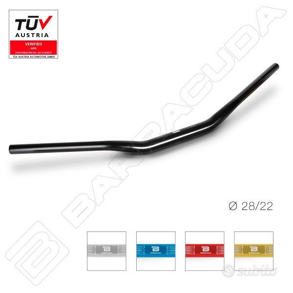 Manubrio Accossato Nero Alluminio Per KTM SMR 2021-2023 - Diametro 28,5mm Altezza Media - Made In Italy - Foto 11