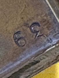 Portasigarette argento con cesellature