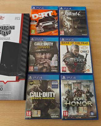 Giochi PS4 + Charging Stand PS4 PRO