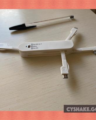 Connettore USB 3 in 1 --come NUOvo-