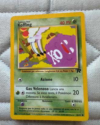Lotto carte pokemon team rocket