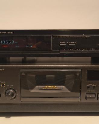PIASTRA TECHNICS RS-BX646 3HEAD TUNER DENON TU-280
