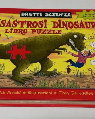 Libro puzzle Dinosauri