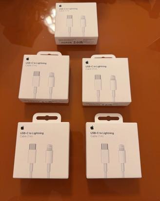5 Cavi Apple USB-C Lightning Apple 1m