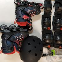 Rollers 32-35 + casco + paracolpi