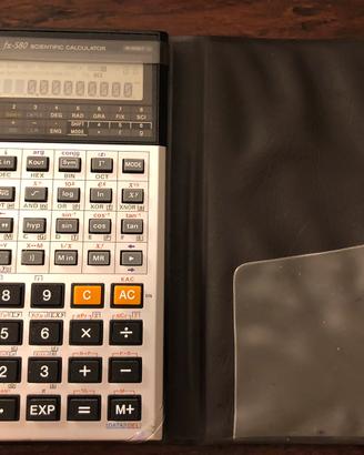 Calcolatrice elettronica Casio fx-580 vintage