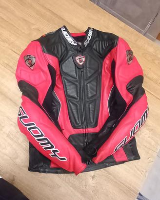 giacca in pelle suomy donna/bambino