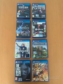 Lotto 8 Giochi PS4 come nuovi