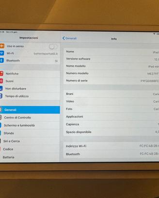 Ipad mini 2 wifi 16gb silver perfetto