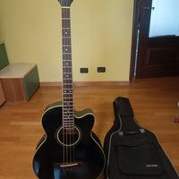 IBANEZ AEB8E  BASSO ACUSTICO ELETTRIFICATO  NERO