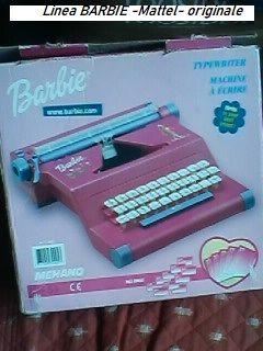 Macchina da scrivere "BARBIE" orig. Giochi Mattel