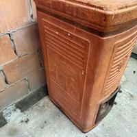 Stufa Felici Prato in terracotta (anni ’50–’60)