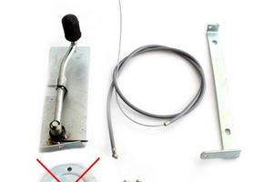 Kit tergicristallo manuale incompleto Ape 50