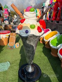 Statua Gelato Vetroresina