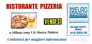 491/25 RISTORANTE PIZZERIA di mq 200 a Milano