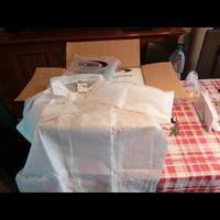 set camicia camice monouso in plp velcro con tasca
