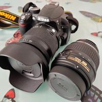 Nikon D3100  Sigma Obiettivo 18-200mm Contemporary