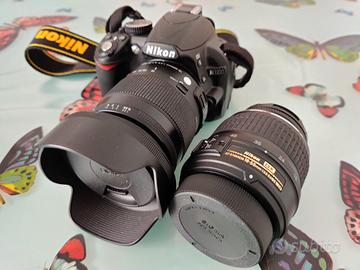 Nikon D3100  Sigma Obiettivo 18-200mm Contemporary