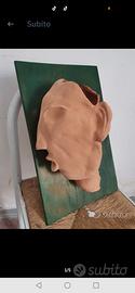 SCULTURA o QUADRO in terracotta. Arte Contemporane