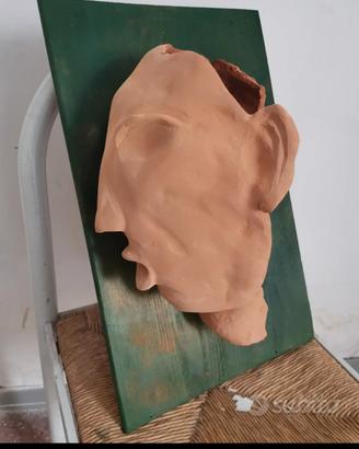 SCULTURA o QUADRO in terracotta. Arte Contemporane
