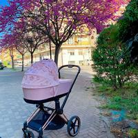 Passeggino trio cybex rosa