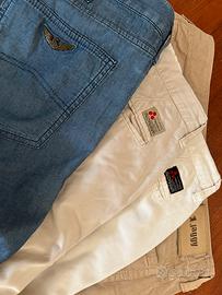 Set 4 pantaloni  uomo Armani/Peuterey/Jaggy tg 50