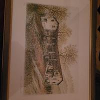 Litografia certificata ed incorniciata