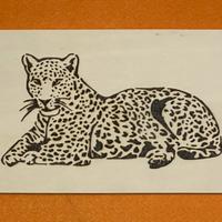 Quadro Giaguaro in Legno