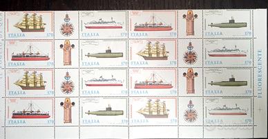 Francobolli Costruzioni navi Italiane 1979-1980
