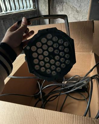 Fari da palco: LED PAR e alogeno