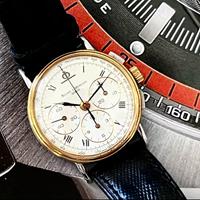 BAUME&MERCIER MEN'S TRICOMPAX VINTAGE WATCH CHRONO